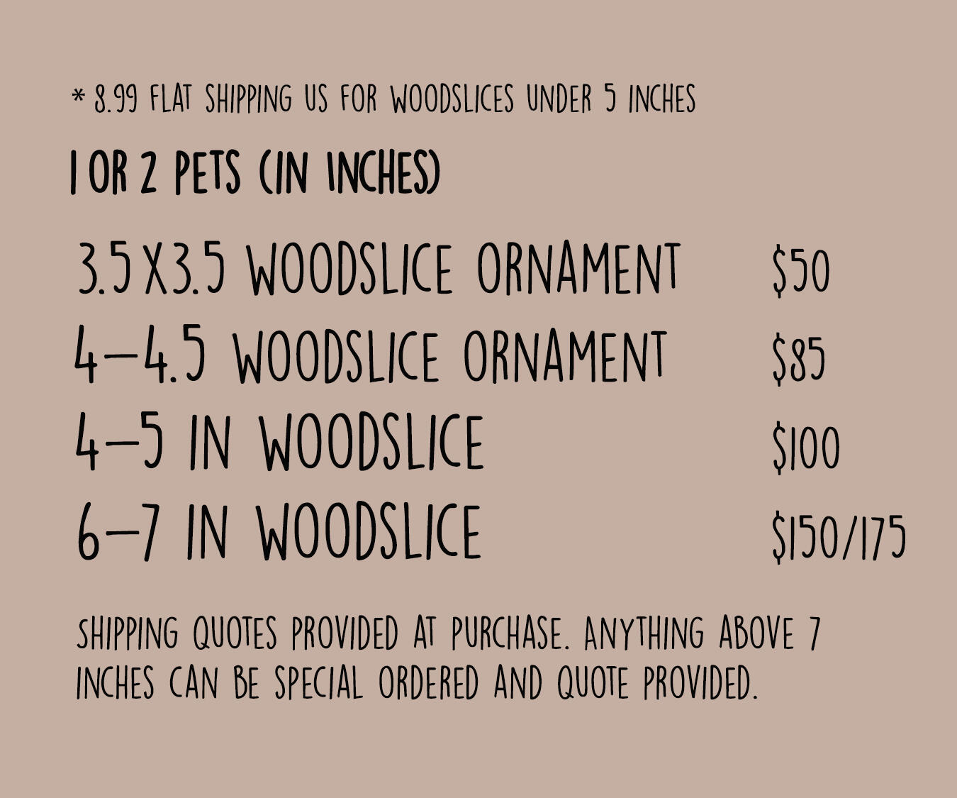 Portraits on Woodslices